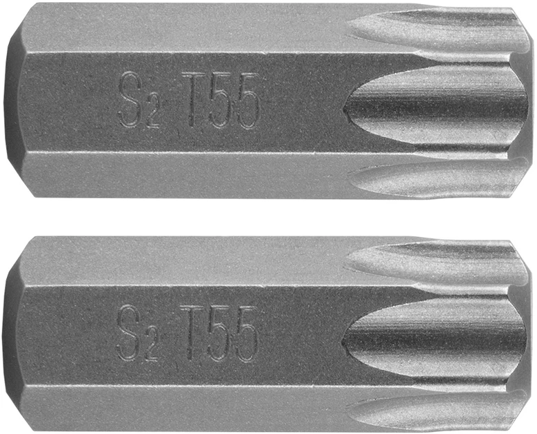 Końcówka Torx antgalis T55 x 30 mm, S2, 2 vnt.