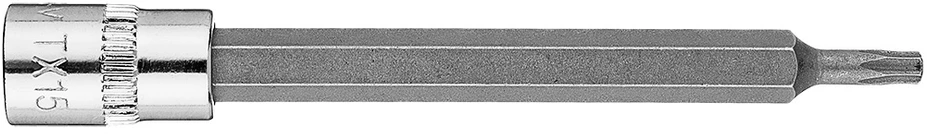 Końcówka Torx TX15 antgalis ant 1/4 colio lizdo, ilgas, 87 mm