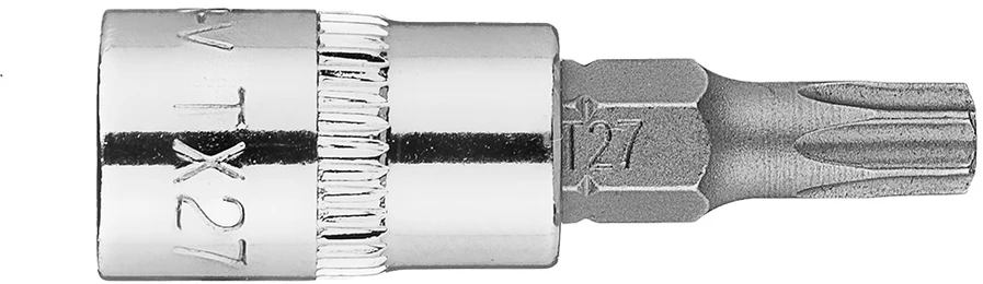 Końcówka TORX NEO 10-326 Antgalis TX27, 1/4" galvutė, trumpas, 37 mm