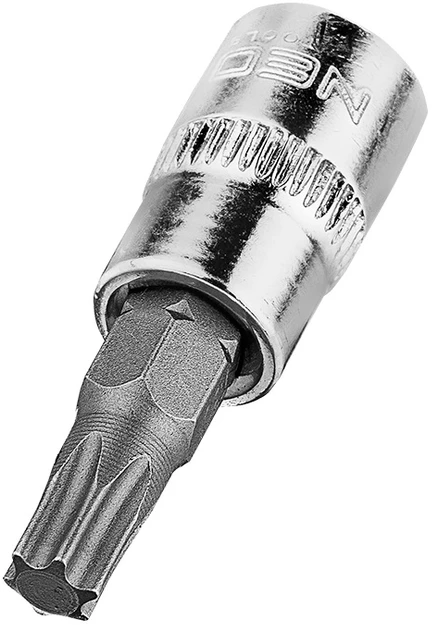 Końcówka NEO TORX TX30 Antgalis su 1/4" Galvute (trumpas, 37 mm)