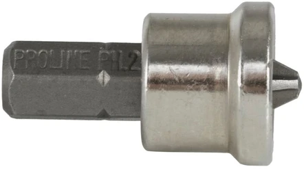 Koncówki 1/4" ph2 antgaliai, ilgis 25 mm, gipso kartono plokštėms, 10 vnt., s2, proline