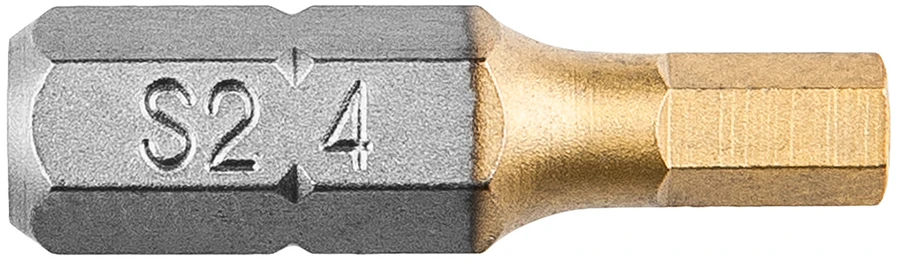 Koncówki HEX4.0 x 25 mm atsuktuvo antgaliai, 2 vnt.