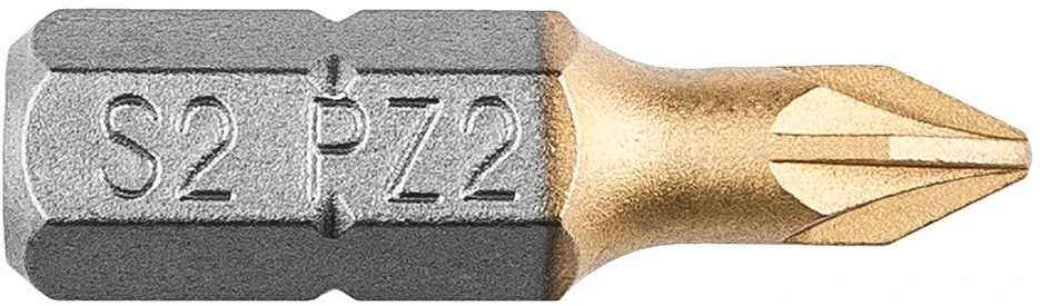 Koncówki PZ2 x 25 mm atsuktuvo antgaliai, 2 vnt.