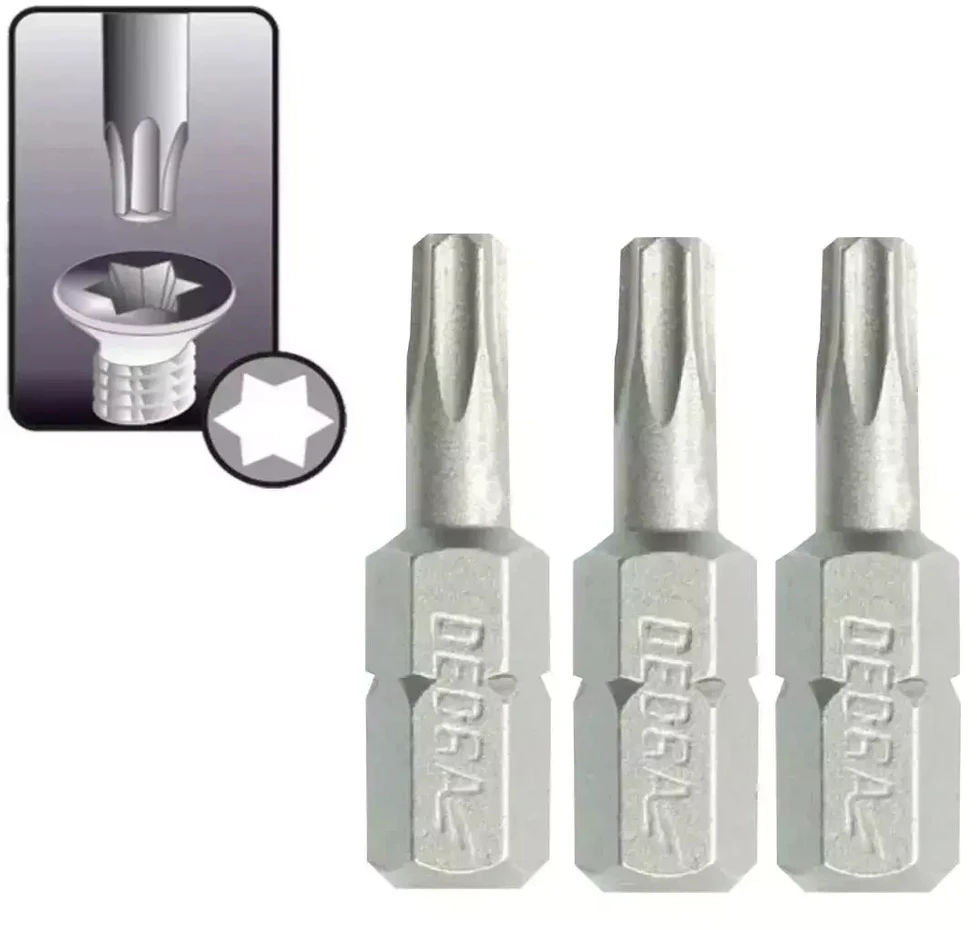 Dedra Atsuktuvo antgaliai Torx T40x25mm 3vnt blisteris