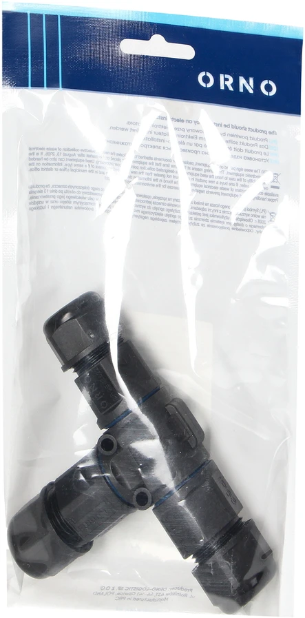 Orno Konektor Kabelio jungties T-šakas su greito prijungimo jungtimi IP68, 3x4mm2, 400V/16A