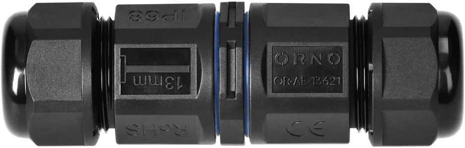 Konektor Tiesus kabelinis jungiklis su greito prijungimo jungtimi IP68, 5x4mm2, 400V/20A