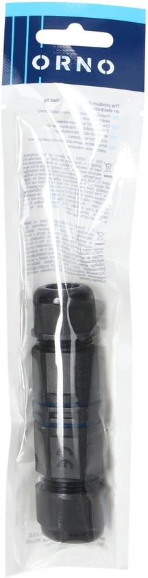 Orno Konektor Tiesus kabelinis jungiklis su greito prijungimo jungtimi IP68, 2x4mm2, 400V/20A