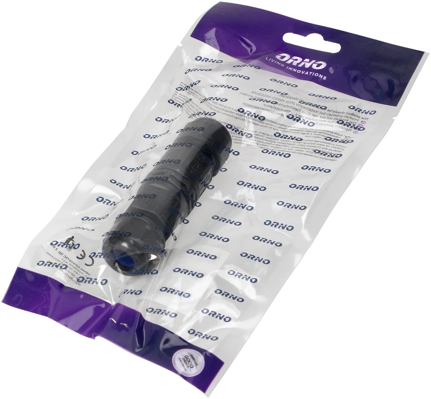 Orno Konektor Tiesus kabelio jungtis IP68, 3x4mm?, 450V/25A