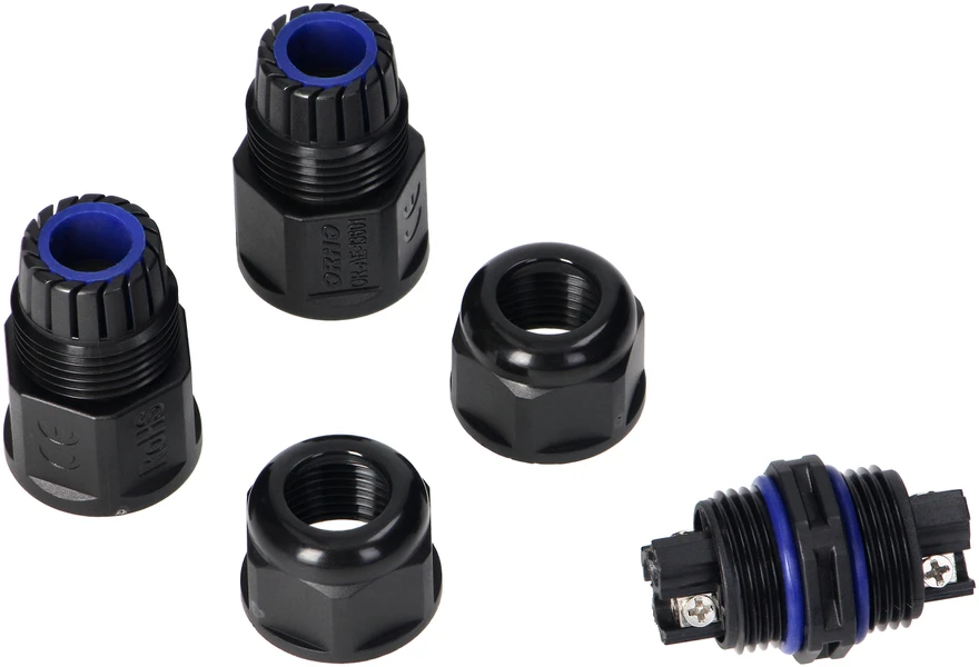 Orno Konektor Tiesus kabelio jungtis IP68, 3x4mm?, 450V/25A