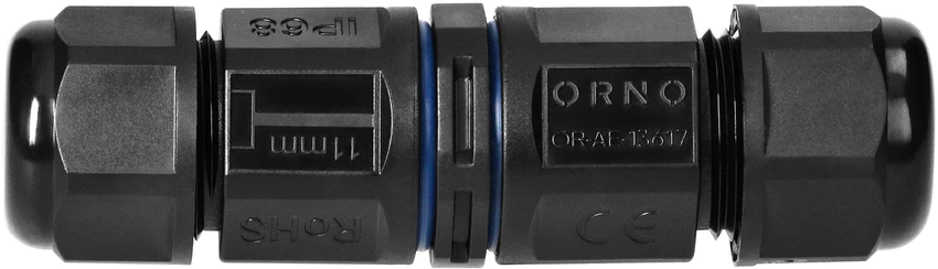 Konektor Tiesus kabelio jungtis IP68, 5x2,5 mm?, 400 V / 25 A