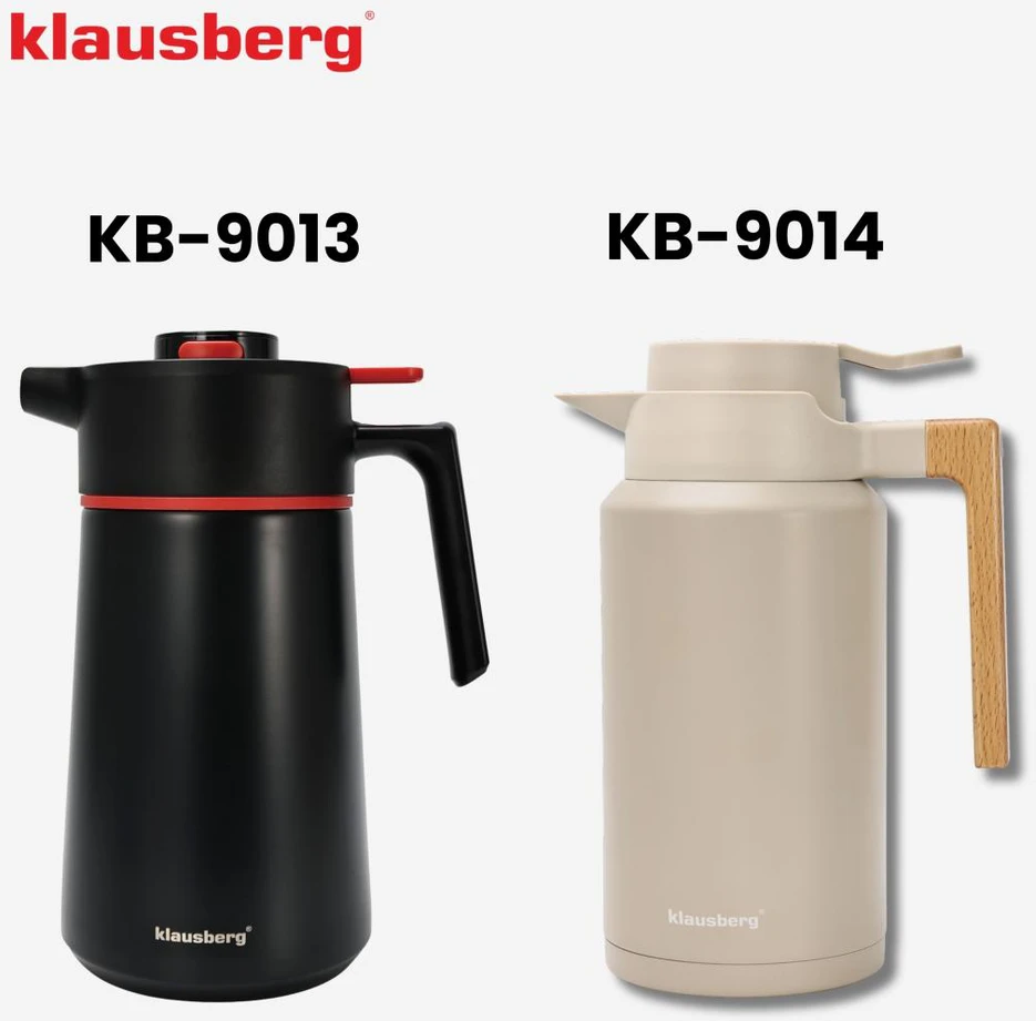 Konferencinis termosas 2,5 l, 304 plienas, be BPA, Klausberg, kb-9013