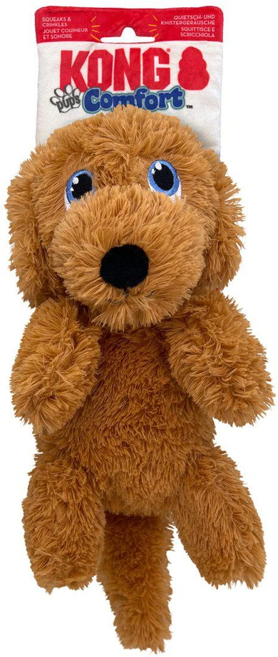 KONG Comfort Pups Goldie žaislas lovoje M dydžio, 33x15x11,5 cm