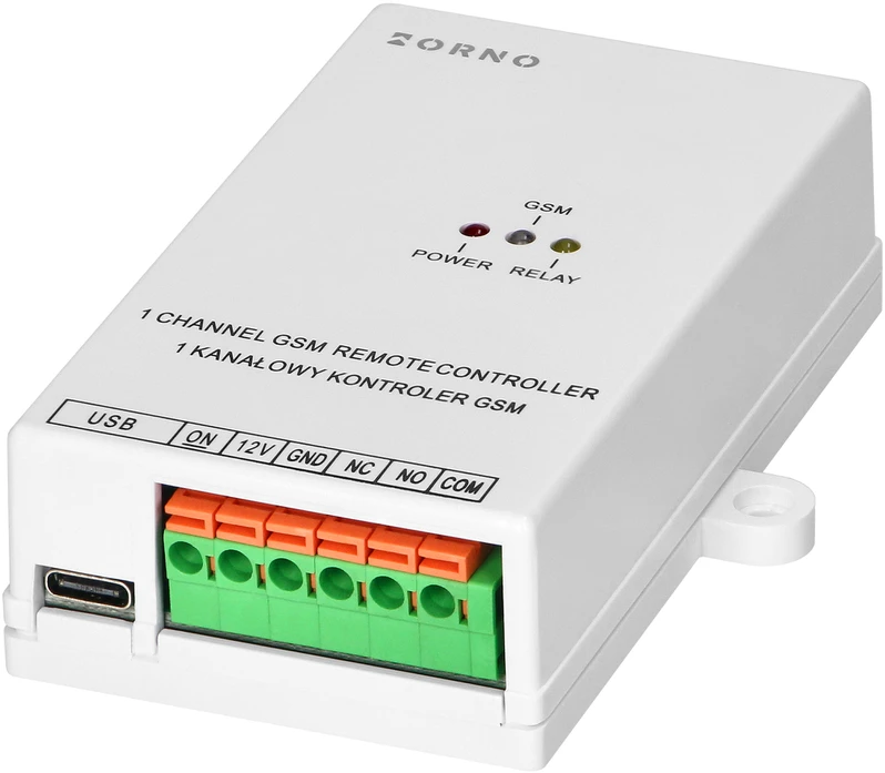 Orno Kontroler GSM vartų valdiklis su USB prievadu, 4G