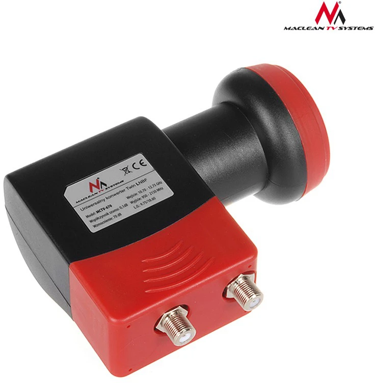 MACLEAN MCTV-670 Maclean MCTV-670 TWIN 2 imtuvas LNB 0,1dB jungiklis High Gain