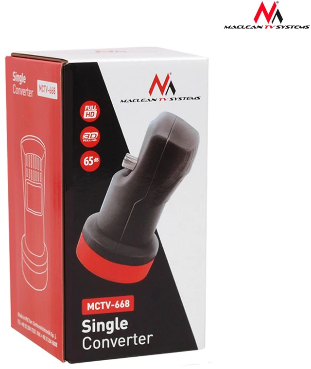 MACLEAN MCTV-668 Maclean MCTV-668 High Gain Single LNB SAT