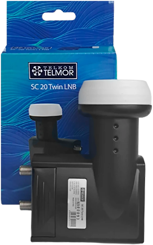 Konwerter SC-20 LNB Twin Telkom Telmor konverteris