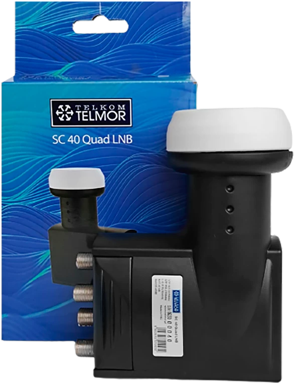 Konwerter SC-40 LNB Quad Telkom Telmor keitiklis