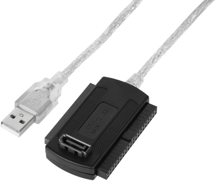 Konwerter Cabletech Adapteris 2.5/3.5" kietiesiems diskams USB 2.0 - SATA, IDE