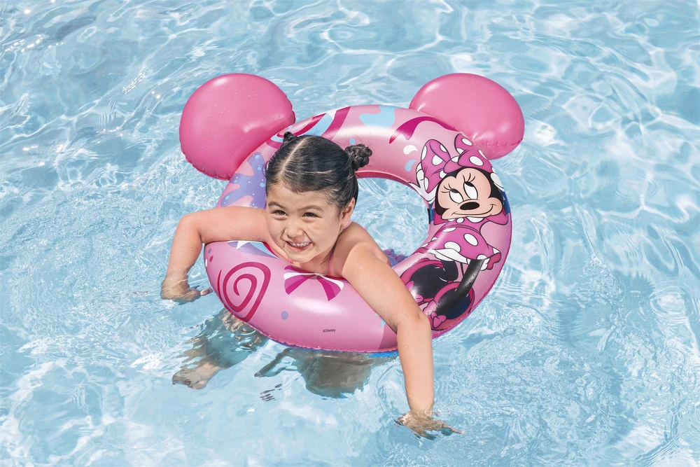 Pripučiamas ratas Bestway Minnie 9102, rožinis, 76 mm