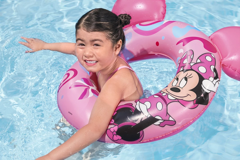 Pripučiamas ratas Bestway Minnie 9102, rožinis, 76 mm
