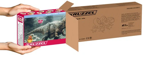 Kruzzel Vaikiškas žaidimas, 12 dinozaurų kiaušinių rinkinys kasinėjimams 24982