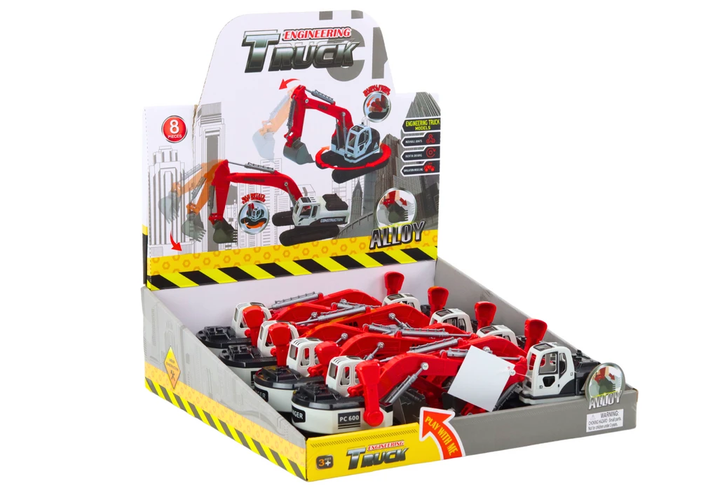 Lean Toys Ekskavatorius, 1 vnt.