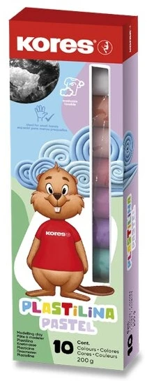 Kores – pastelinis modelino molis – 10 spalvų (734016)