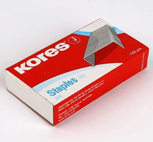 „Kores“ sąsagos 24/6 – 1000 vnt. (743101)