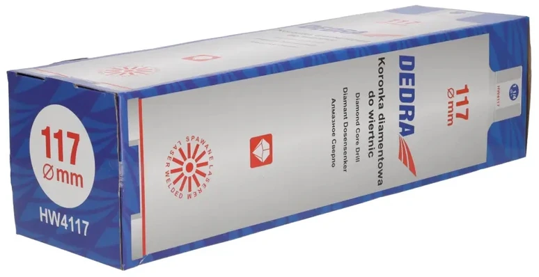 Grąžtas Dedra Grimo karunele deimantine 117x400mm