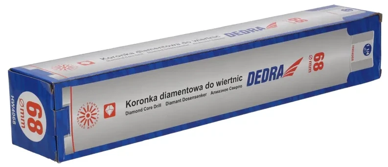 Grąžtas Dedra Grimo karunele deimantine 68x400mm