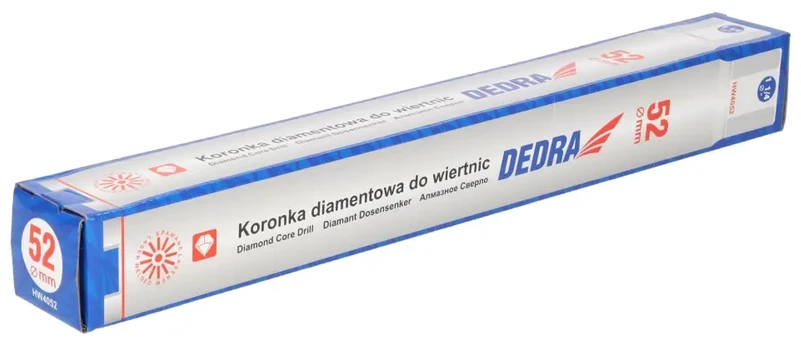 Grąžtas Dedra Grimo karunele deimantine 52x400mm