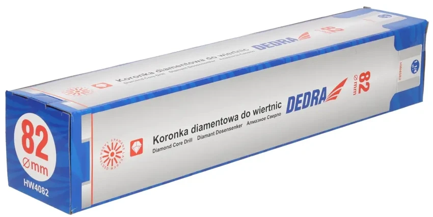 Grąžtas Dedra Grimo karunele deimantine 82x400mm