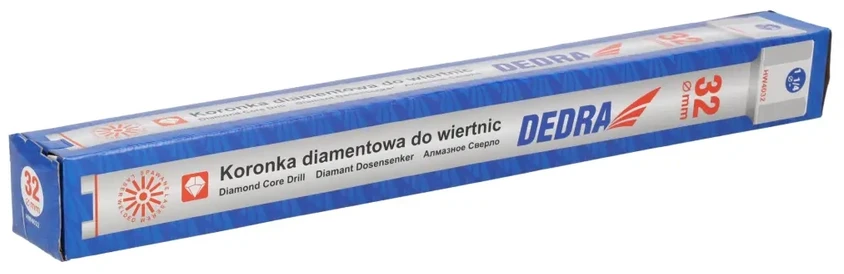 Grąžtas Dedra Grimo karunele deimantine 32x400mm