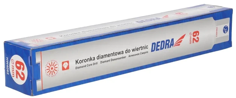 Grąžtas Dedra Grimo karunele deimantine 62x400mm