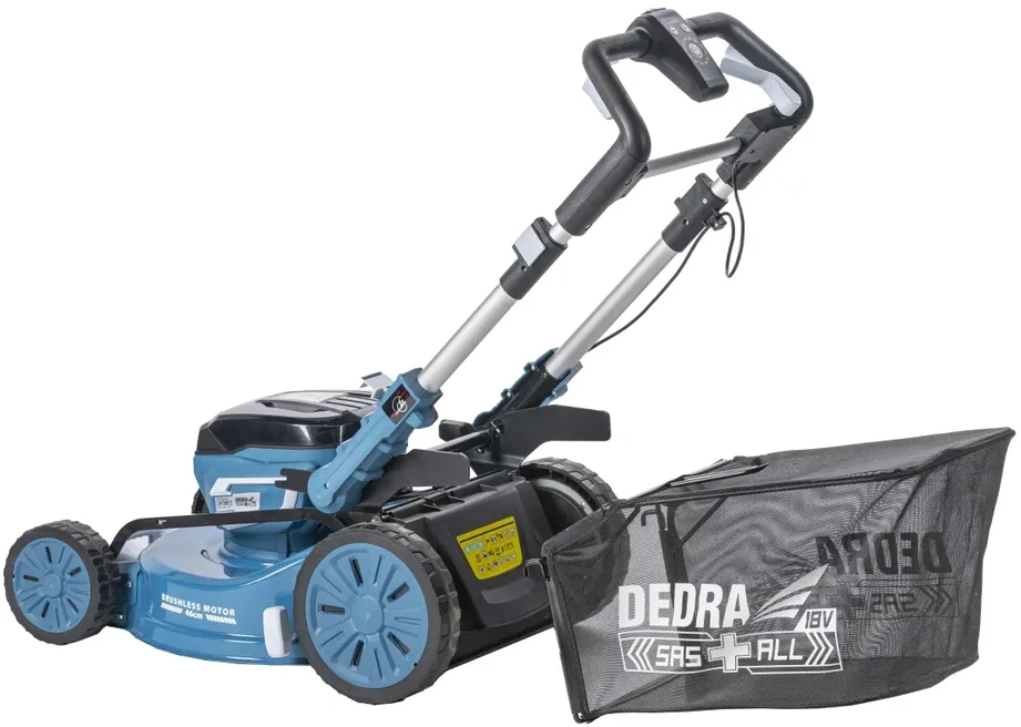 Dedra Vejapjovė 46 cm akumuliatorinė vejapjovė su pavara, 2 x 18 V, 2 x ded7035, ded7038v