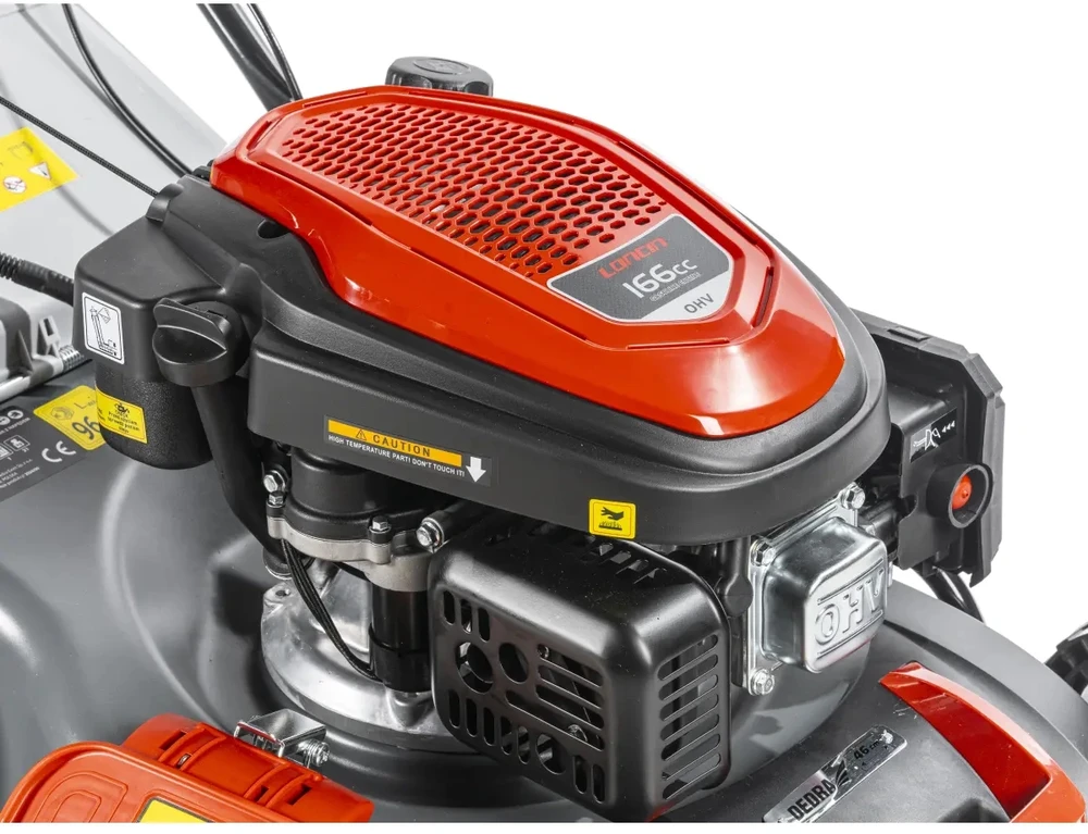 Dedra Vejapjovė spal. su nap., elektr.start, 3,6kw,166cc loncin,46cm