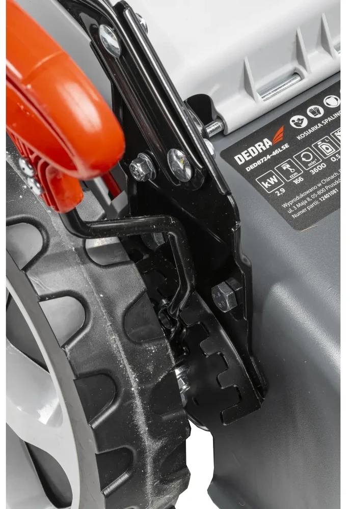 Dedra Vejapjovė spal. su nap., elektr.start, 3,6kw,166cc loncin,46cm