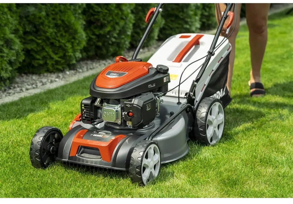 Dedra Benzininė vejapjovė su nap., 3,6kw, v200 196cc loncin,51cm