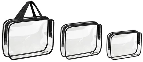 Transparent Kosmetinis krepšelis 3 in 1 Soulima 21448