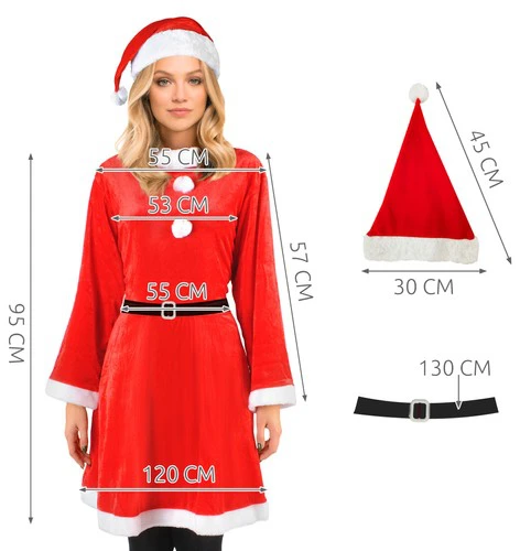 Costume - Mrs. Claus Malatec 22702