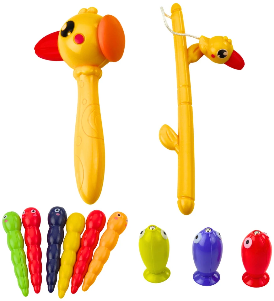Lean Toys Montessori lavinamasis kubas su krokodilu ir cimbolais