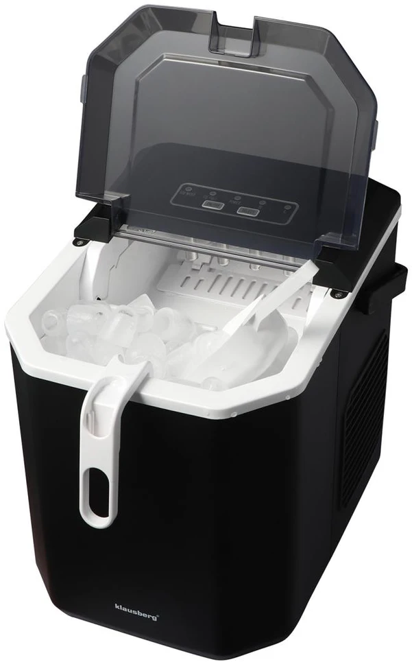 Kostkarka Automatinis ledo gaminimo aparatas, 100 W, 1,2 l bakas, LED skydelis, Klausberg, kb-7883