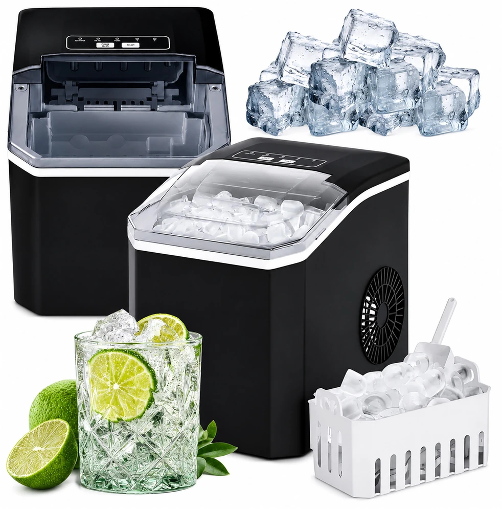 Kostkarka Ledo gaminimo aparatas 12 kg namams Ledo kubelių gaminimo aparatas „Express Ice“
