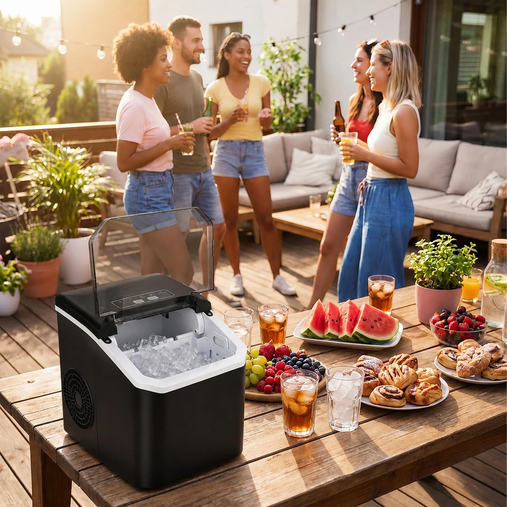 Kostkarka Ledo gaminimo aparatas 12 kg namams Ledo kubelių gaminimo aparatas „Express Ice“