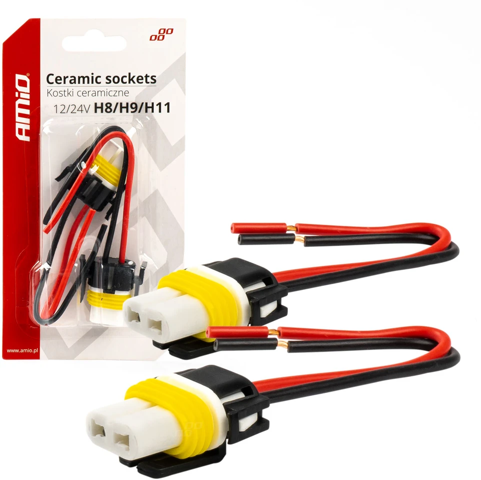 Amio Keraminiai lizdai 2 vnt., H8/H11/H16