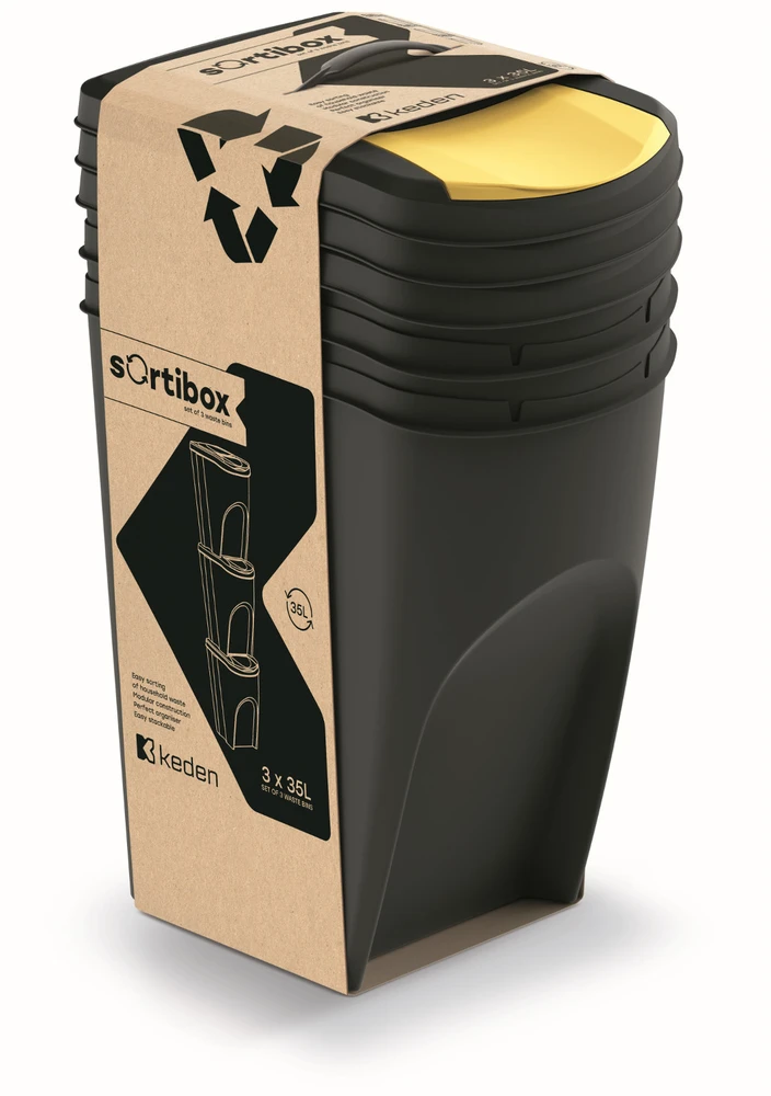 Prosperplast „Sortibox SET3 XL“ atliekų rūšiavimo dėžės