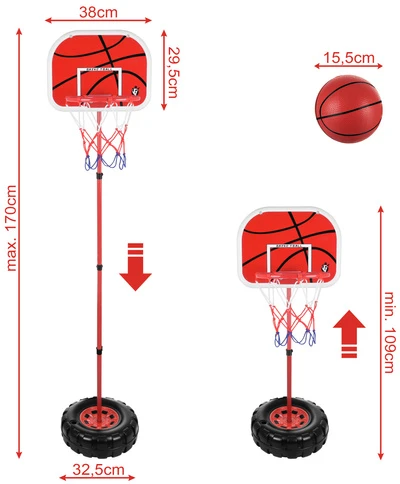 Iso Trade Basketball basket 170cm