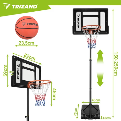 Trizand 259 cm krepšinio lankas