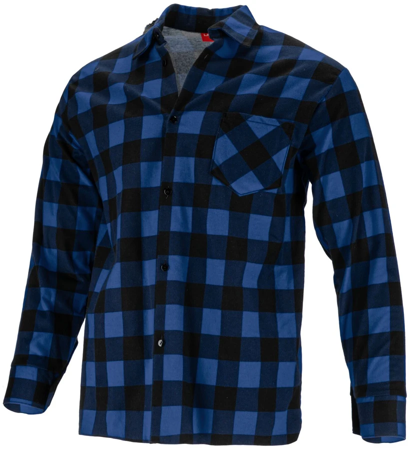 Lahti Pro Koszula Mėlyni languoti flaneliniai marškiniai, 170 g/m2, "L", ce, lahti