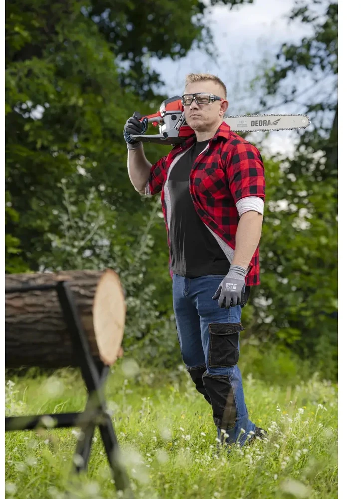 Dedra Flaneliniai markineliai raudoni dydis M 100 medvilne